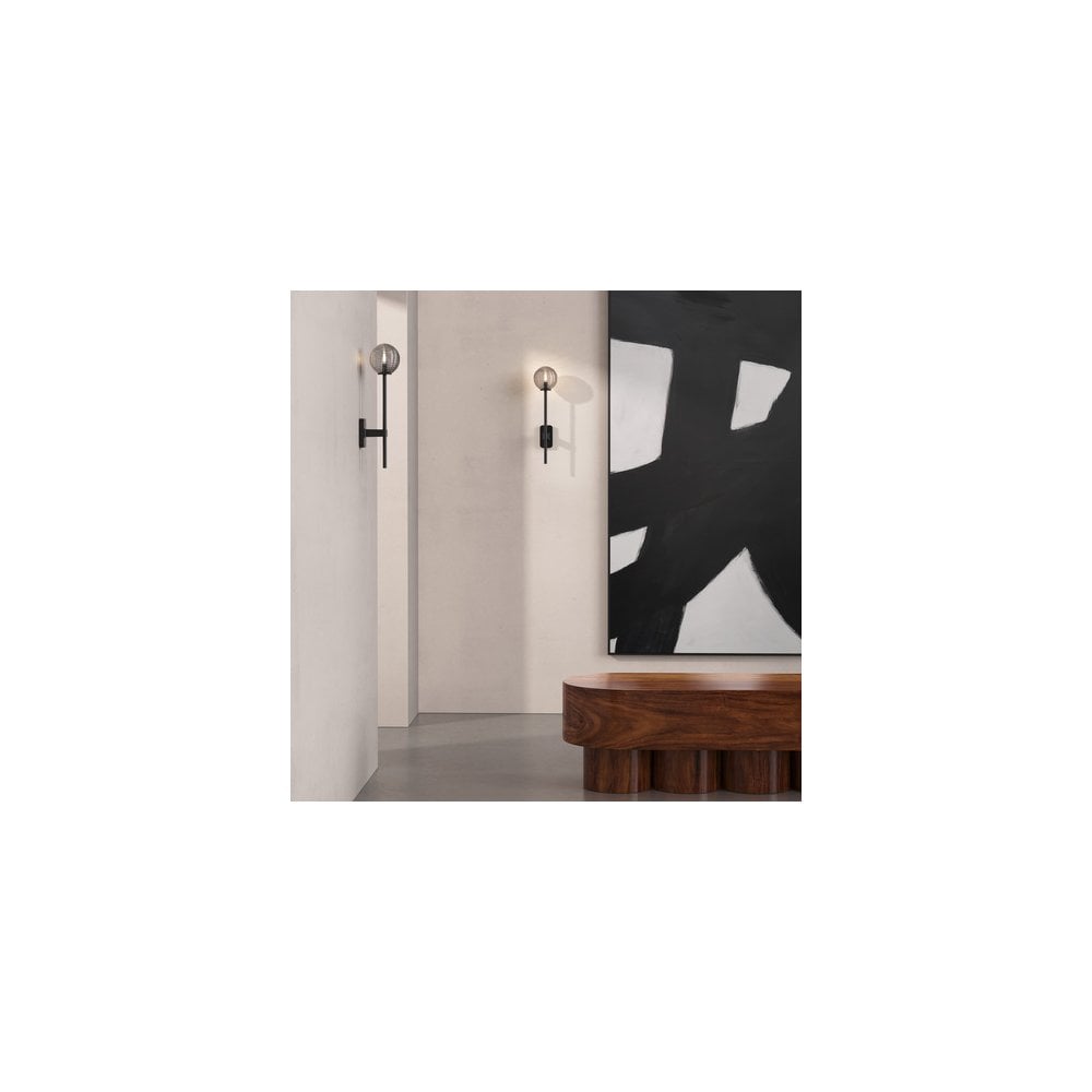 Tacoma Grande Matte Black Wall Sconce