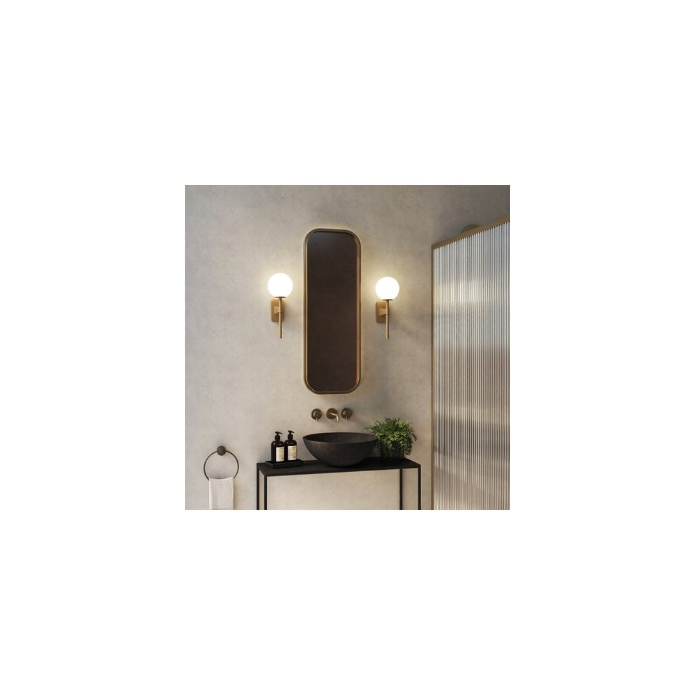 Tacoma Antique Brass Wall Light Fixture