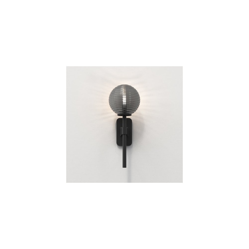 Tacoma Slim Matte Black Vertical Wall Sconce