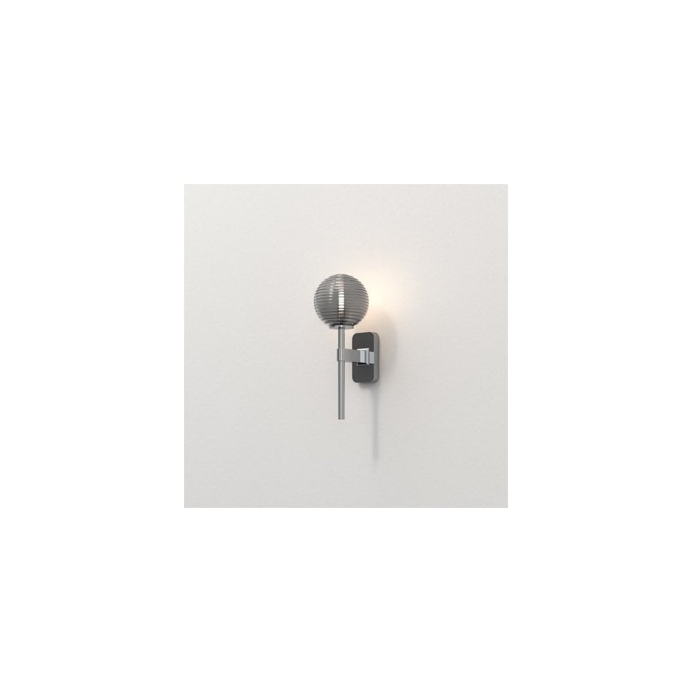 Tacoma Chrome Wall Light Fixture - Vertical Mount