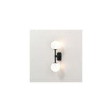 Twin Slim Matte Black Vertical Wall Sconce