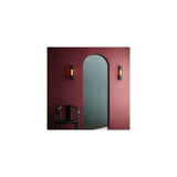 Sleek Matte Black Wall Lantern Light, 350mm Height