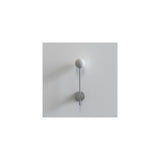 Sleek Chrome Orb Wall Light Fixture