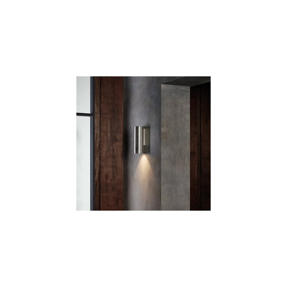 Ava 200 Coastal Brushed Stainless Steel Wall Light