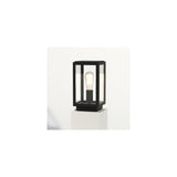 Textured Black Homefield Pedestal Lamp