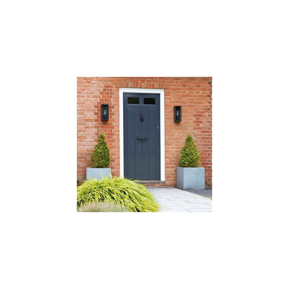 Messina 160 II Bronze Framed Glass Wall Light