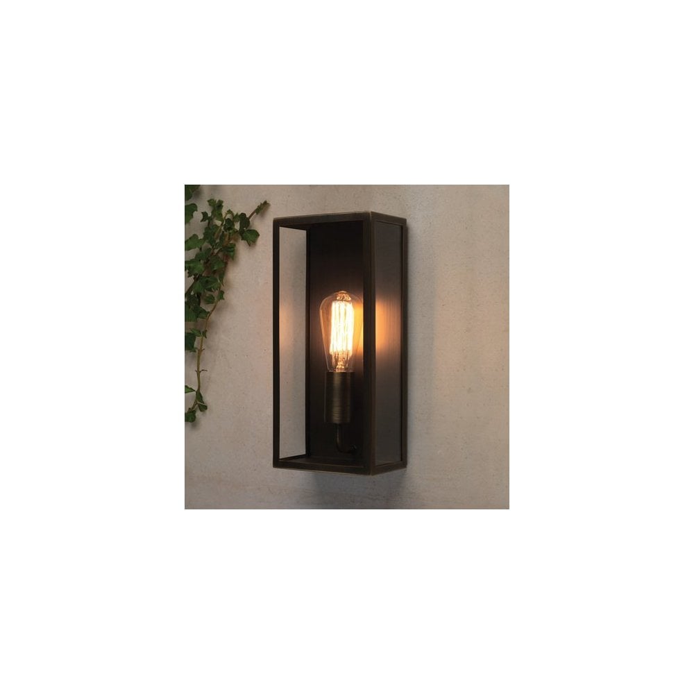 Messina 160 II Bronze Framed Glass Wall Light