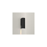 Ava 200 Matte Black Cylindrical Wall Sconce