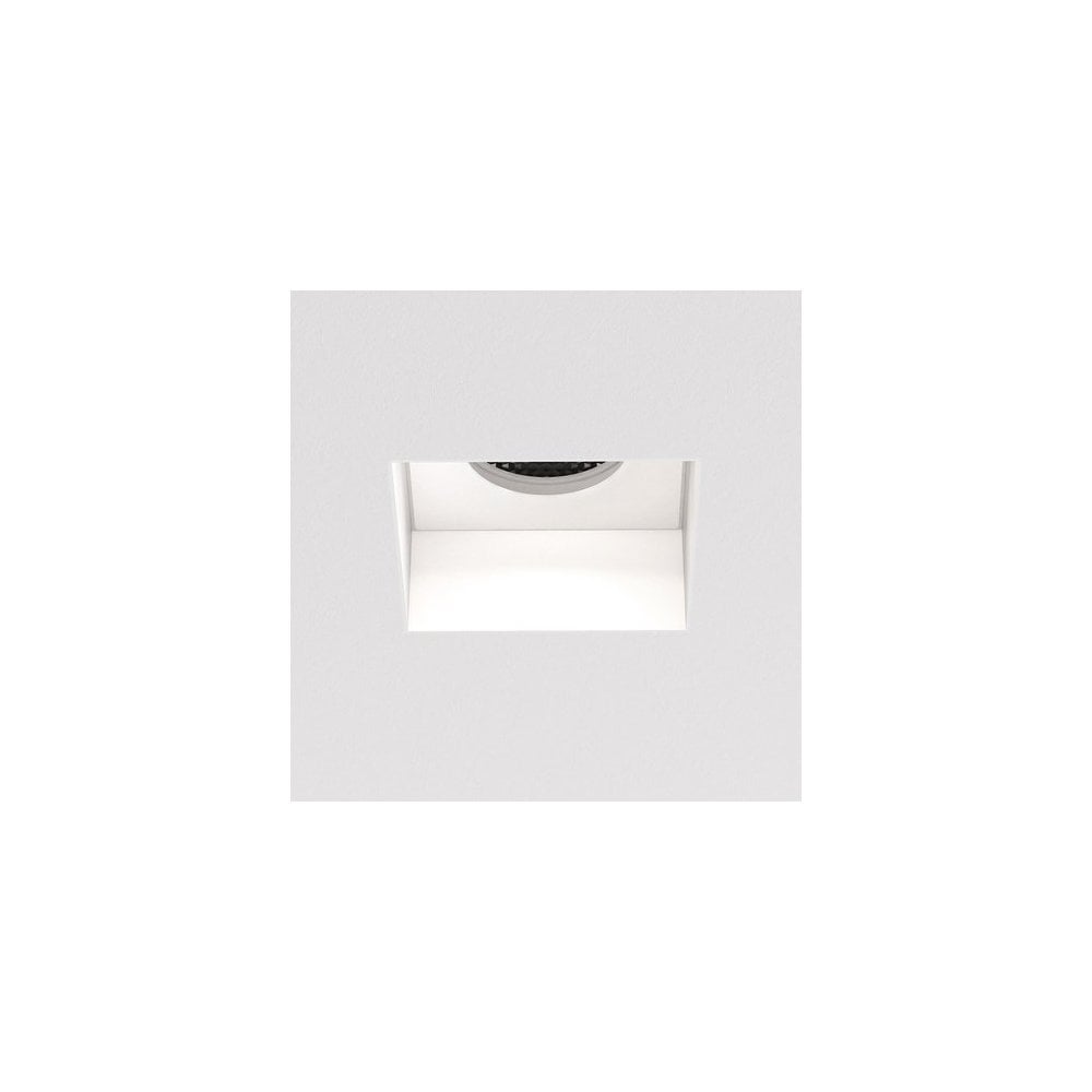 Elegant Matte White Trimless Square Ceiling Light Fixture