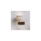 Elegant Bronze Dual Light Wall Fixture with USB Port