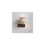 Elegant Bronze Dual Light Wall Fixture with USB Port