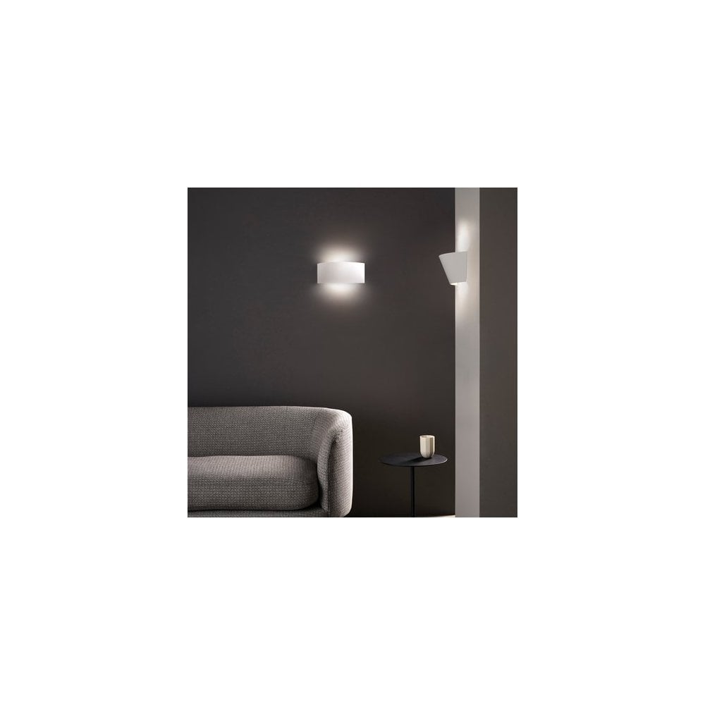 Contemporary Bidirectional Ceramic Wall Sconce