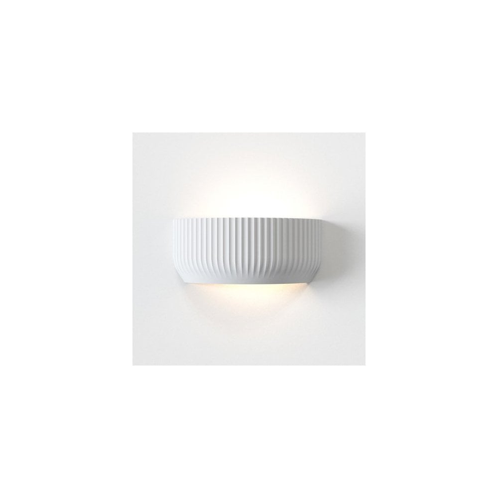 Plaster Finish Wall Light Fixture