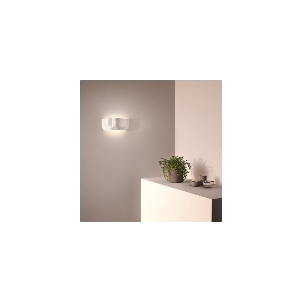 Plaster Finish Wall Light Fixture
