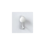 Zeppo Matt White Reading Light with Globe Accent
