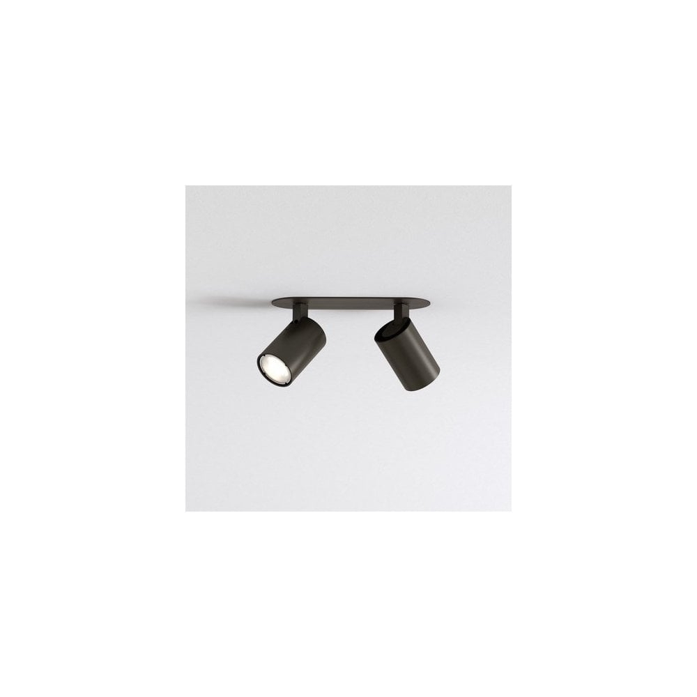 Ascoli Bronze Twin Recessed Ceiling Light Fixture