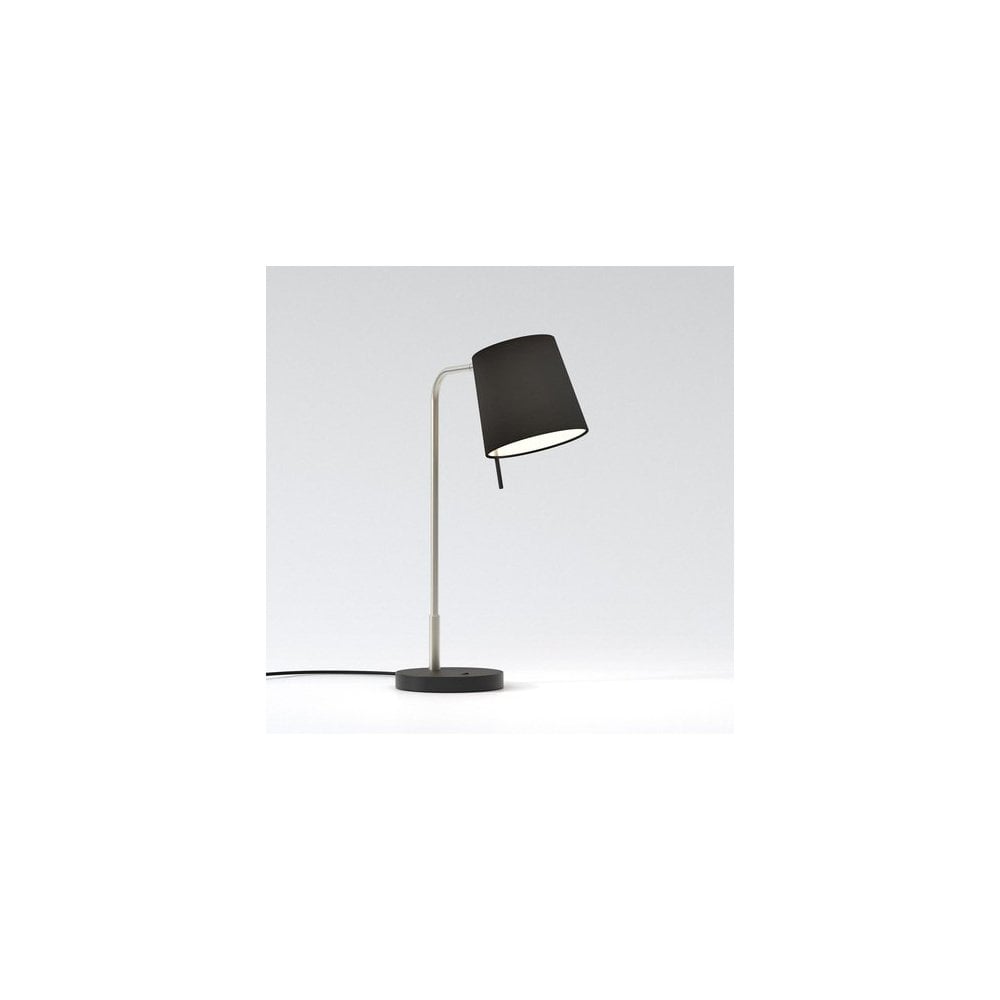 Sleek Nickel Mitsu Contemporary Table Lamp