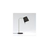 Sleek Nickel Mitsu Contemporary Table Lamp