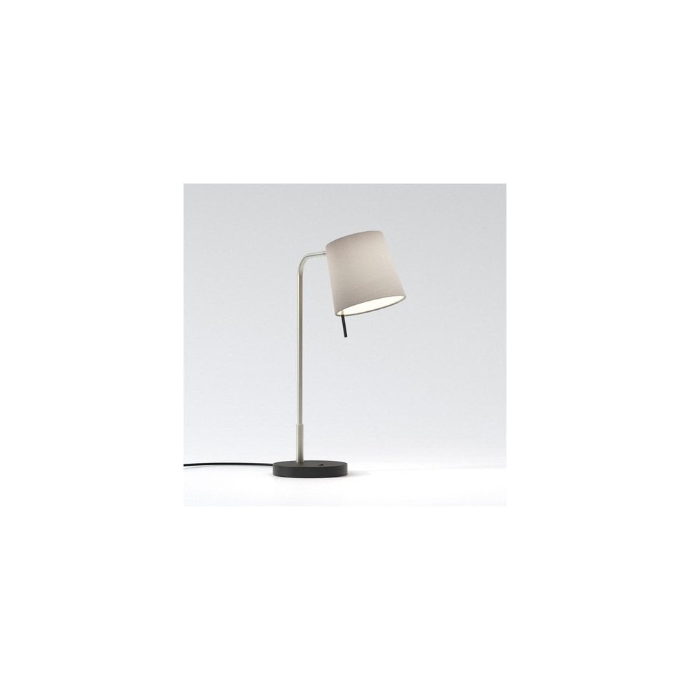 Sleek Nickel Mitsu Contemporary Table Lamp