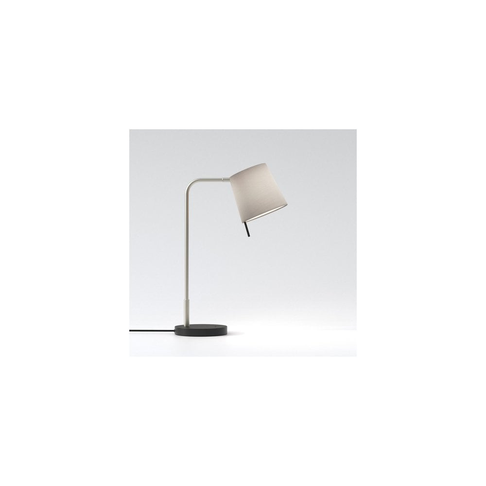 Sleek Nickel Mitsu Contemporary Table Lamp