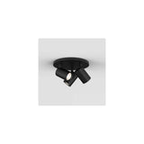 Ascoli Triple Matte Black Ceiling Spotlight Fixture