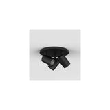 Ascoli Triple Matte Black Ceiling Spotlight Fixture