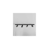 Ascoli Quad Light Fixture in Matte Black Finish