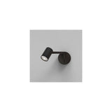 Ascoli Adjustable Matt Black Wall Light