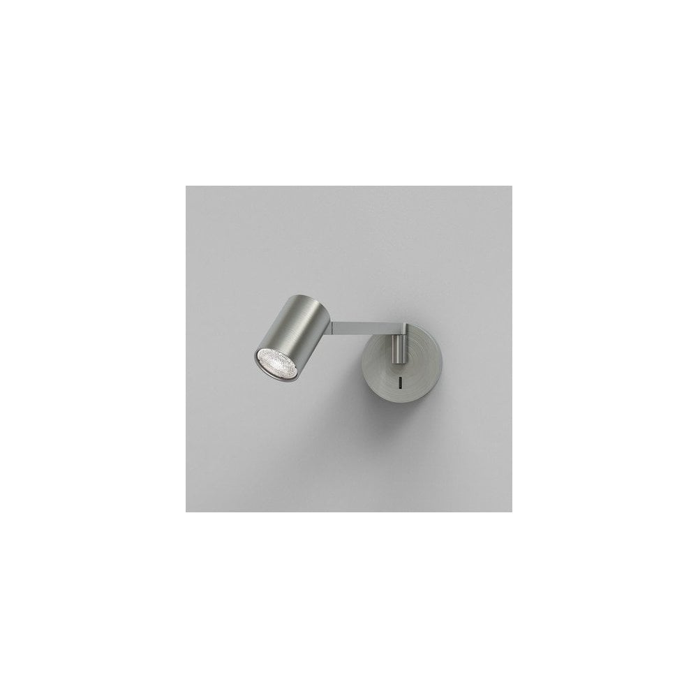 Modern Matt Nickel Adjustable Wall Light for Reading
