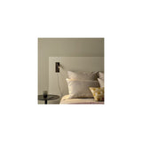 Modern Matt White Wall Light with Phone Charging Feature