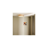 Elegant White Cambria Fabric Ceiling Lampshade - 480mm Diameter