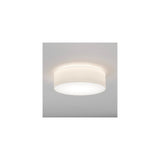 Elegant Cambria White Fabric Ceiling Lampshade - 580mm