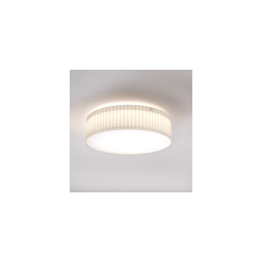 Cambria Pleated Fabric Ceiling Light with Smart Casambi Technology