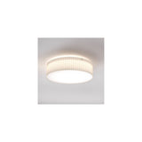 Cambria Pleated Fabric Ceiling Light with Smart Casambi Technology