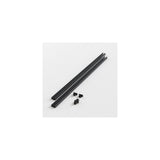 Matt Black Track Lighting Kit - 1m (Set of 2)