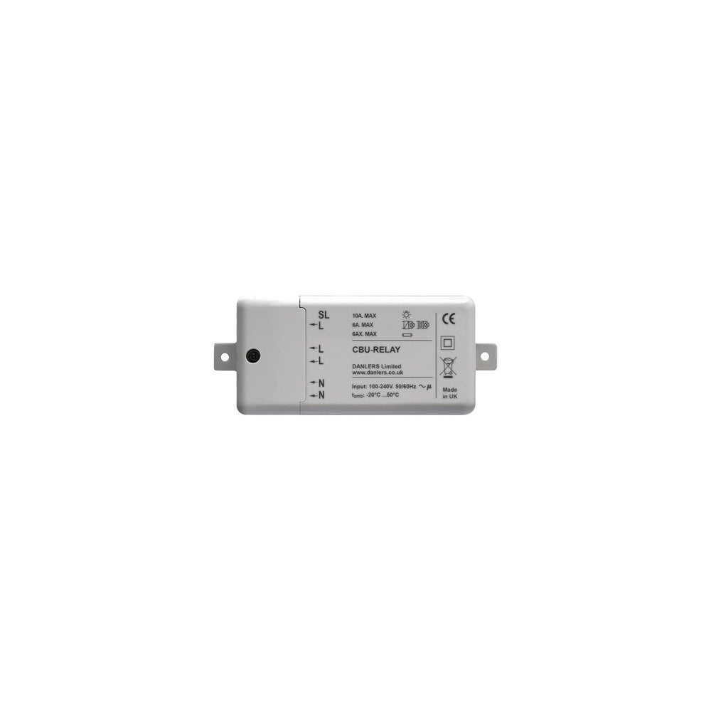Smart LED Relay for Casambi Control in Sleek White Finish