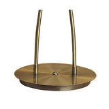 Rosa Del Desierto Antique Brass Floor Lamp with Dual G9 Lights