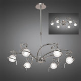 Dali Telescopic Convertible 6-Light Fixture in Polished Chrome