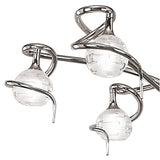 Dali Telescopic Convertible 6-Light Fixture in Polished Chrome