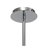 Dali Telescopic Convertible Pendant - Sleek 4-Light Design in Polished Chrome