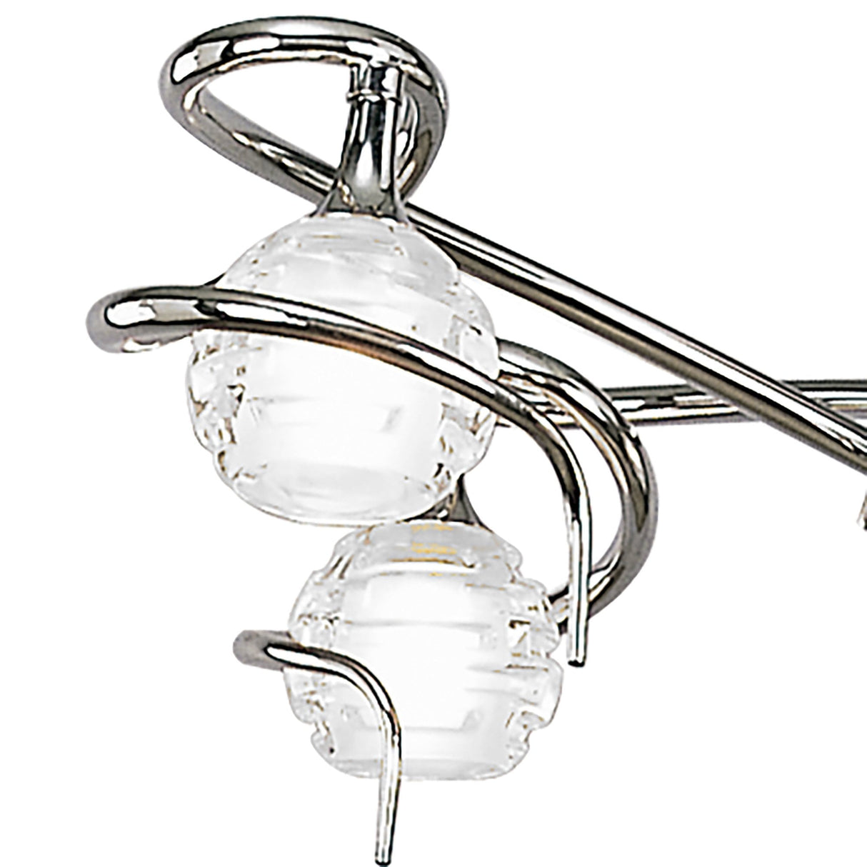 Dali Telescopic Convertible Pendant - Sleek 4-Light Design in Polished Chrome