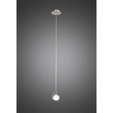 Santiago Collection: Sleek Chrome Pendant Light Inspired by Dali