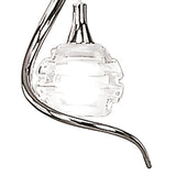 Santiago Collection: Sleek Chrome Pendant Light Inspired by Dali