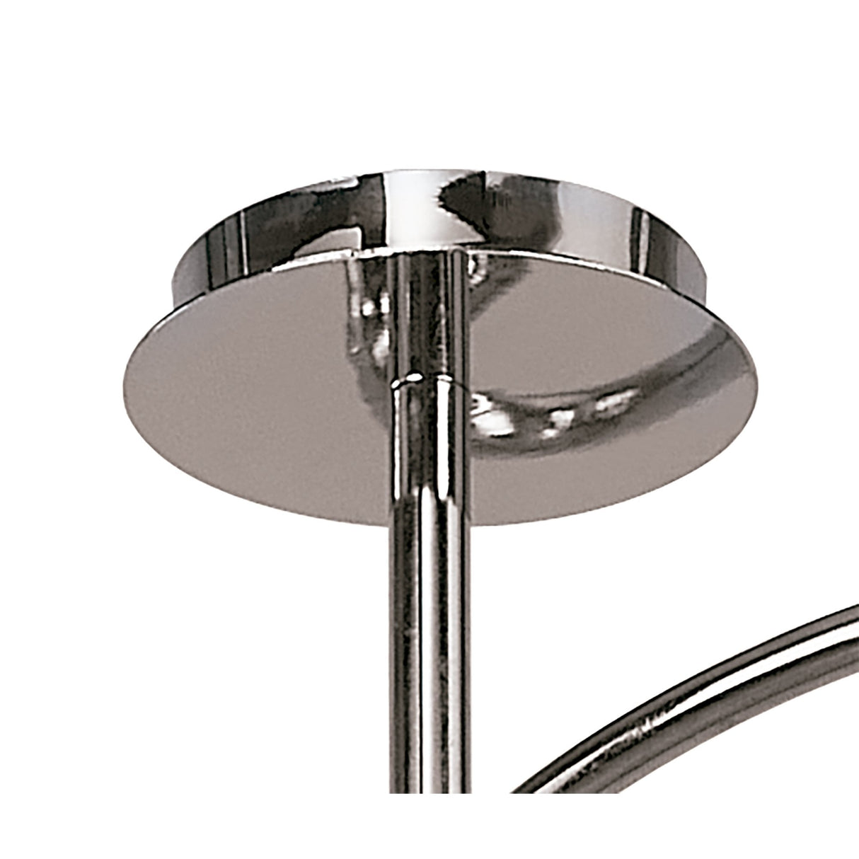 Dali Trio Light Ceiling Fixture in Polished Chrome by Santiago Sevillano