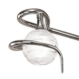 Dali Trio Light Ceiling Fixture in Polished Chrome by Santiago Sevillano