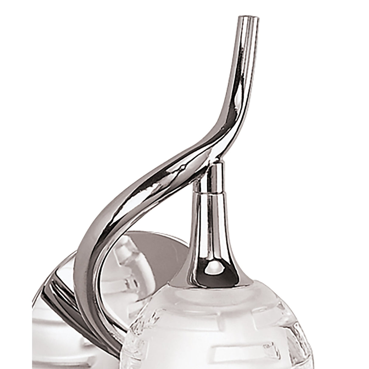 Elegant Curves G9 Wall Lamp, Chrome Finish