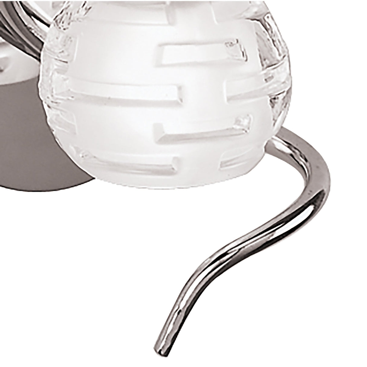 Elegant Curves G9 Wall Lamp, Chrome Finish