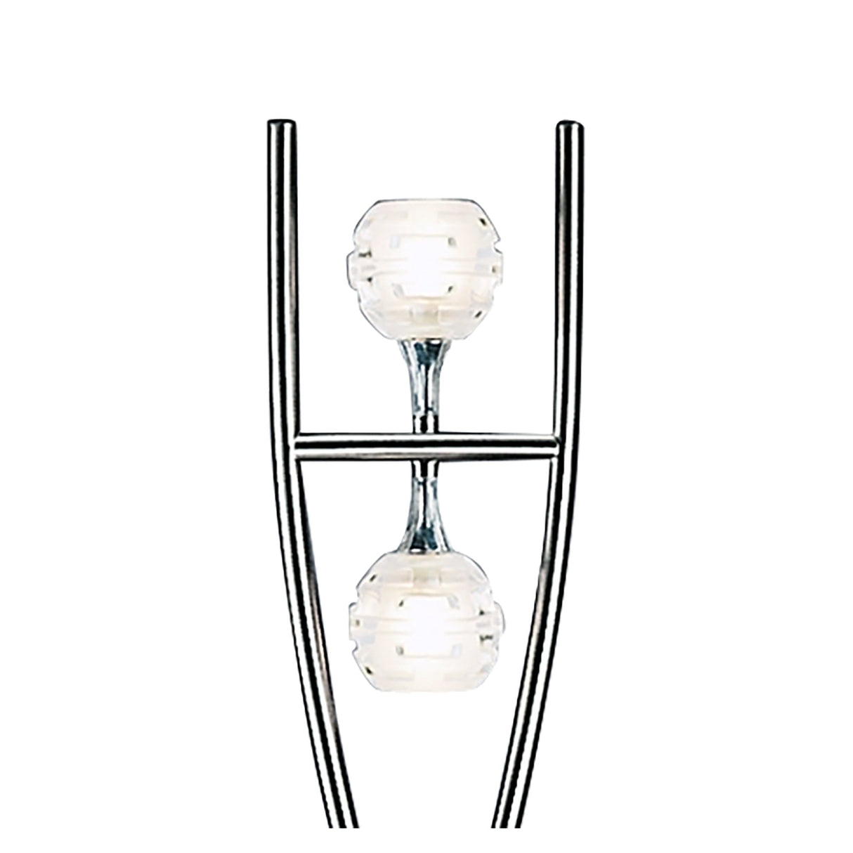 Dali Dual Light Chrome Floor Lamp by Santiago Sevillano