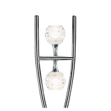 Dali Dual Light Chrome Floor Lamp by Santiago Sevillano
