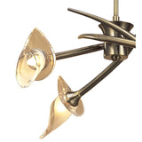 Flavia Telescopic Pendant: Convertible Antique Brass 4-Light Design by Martinez & Sebastia